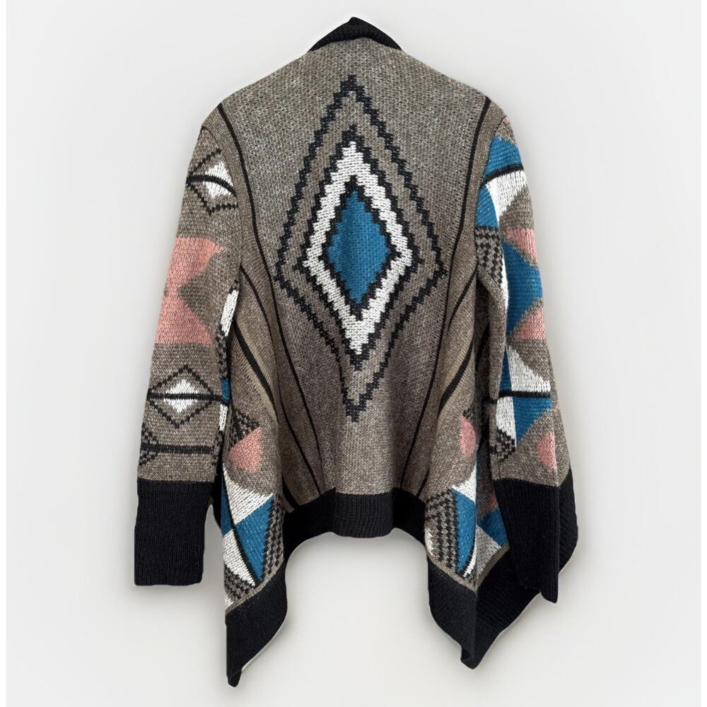 Jack by BB Dakota Waterfall‎ Cardigan Southwestern Geometric Boho Indie Size M